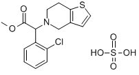 rac-Clopidogrel Hydrogen Sulfate Chemical Structure