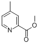 2-Pyridinecarboxylicacid,4-methyl-,methylester(9CI) Chemical Structure