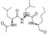 Ac-Leu-Leu-Nle-CHO Chemical Structure