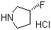 (R)-(-)-3-Fluoropyrrolidine hydrochloride Chemical Structure