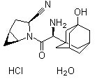 Saxagliptin hydrochloride hydrate Chemical Structure