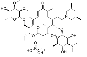 Tilmicosin phosphate Chemical Structure