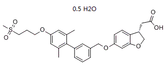 TAK875 hemihydrate Chemical Structure