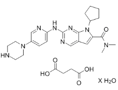 Ribociclib succinate hydrate Chemical Structure