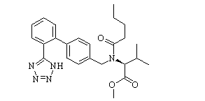 Valsartan methyl ester Chemical Structure