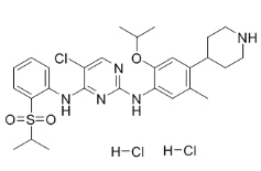 LDK-378 dihydrochloride 结构式