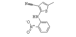 5-Methyl-2-[(2-nitrophenyl)amino]thiophene-3-carbonitrile Chemical Structure
