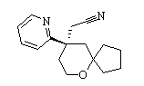 2-[(9R)-9-(pyridin-2-yl)-6-oxaspiro[4.5]decan-9-yl]acetonitrile Chemical Structure