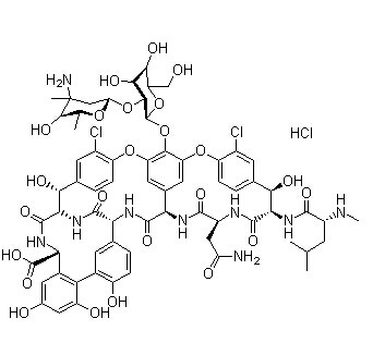 Vancomycin hydrochloride Chemical Structure