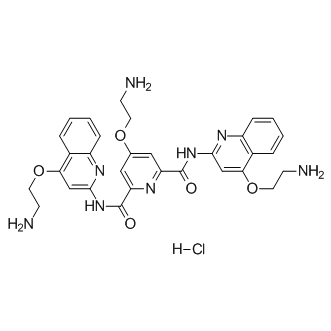 Pyridostatin hydrochloride Chemical Structure