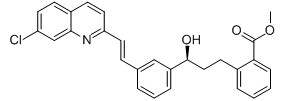 Methyl [E]-2-[3-(S)-[3-[2-(7-Chloro-2-quinolinyl)ethenyl]phenyl]-3-hydroxypropyl]benzoate Chemical Structure