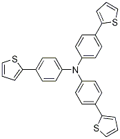 Tris[4-(2-thienyl)phenyl]amine Chemical Structure