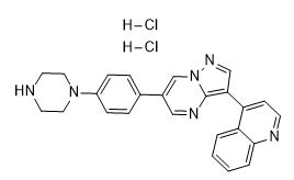 LDN-193189 2HCl 结构式