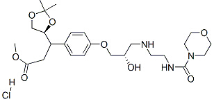 Landiolol hydrochloride 结构式
