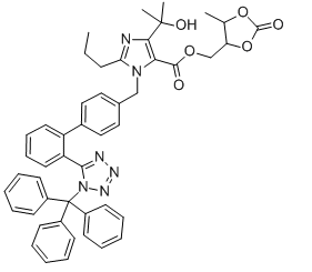 Trityl olmesartan Chemical Structure