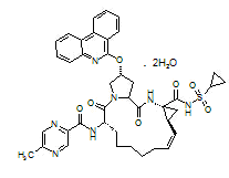 Paritaprevir dihydrate Chemical Structure