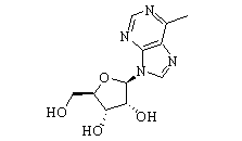 6-Methylpurine riboside 结构式