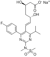 Rosuvastatin sodium 结构式