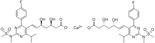 Rosuvastatin Calcium Chemical Structure