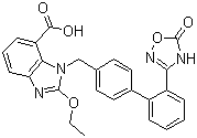 Azilsartan 结构式
