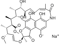 Rifamycin Sodium Chemical Structure