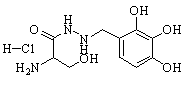 Benserazide hydrochloride Chemical Structure