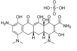 9-Aminominocycline sulfate Chemical Structure