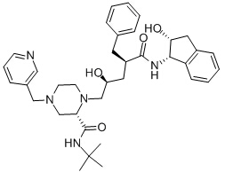 Indinavir Chemical Structure
