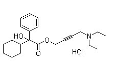 Oxybutynin hydrochloride Chemical Structure