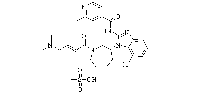 EGF816 mesylate Chemical Structure