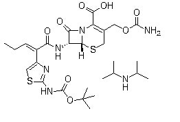 N-Boc Cefcapene N,N-Diisopropylamine Chemical Structure