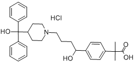 Fexofenadine HCl Chemical Structure