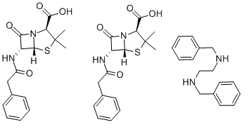 Benzathine benzylpenicillin Chemical Structure