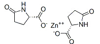 Bis(5-oxo-L-prolinato-N1,O2)zinc Chemical Structure