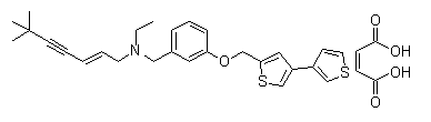 NB 598 Maleate Chemical Structure