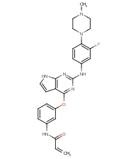 Avitinib Chemical Structure