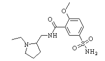 Sulpiride Chemical Structure