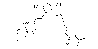 Cloprostenol isopropyl ester Chemical Structure