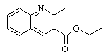 2-Methyl-Quinoline-3-Carboxylic Acid Ethyl Ester Chemical Structure