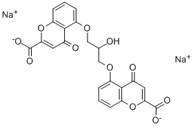 Cromolyn sodium Chemical Structure