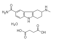 Frovatriptan succinate hydrate Chemical Structure