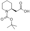 (S)-(1-Boc-piperidin-2-yl)acetic acid Chemical Structure