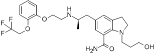 Silodosin Chemical Structure