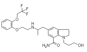 Silodosin Chemical Structure