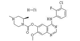 AZD3759 hydrochloride Chemical Structure