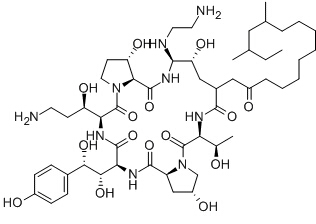 Caspofungin Chemical Structure