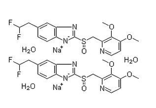 Pantoprazole Sodium Sesquihydrate Chemical Structure