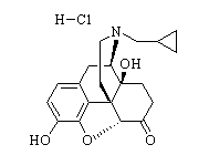 Naltrexone hydrochloride Chemical Structure