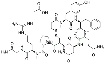 Desmopressin diacetate 结构式