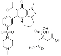 Sildenafil citrate Chemical Structure